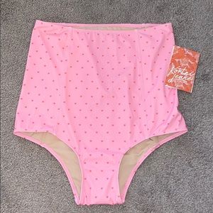 Kortni Jeane Heart Print Ultra High Waist Bottoms